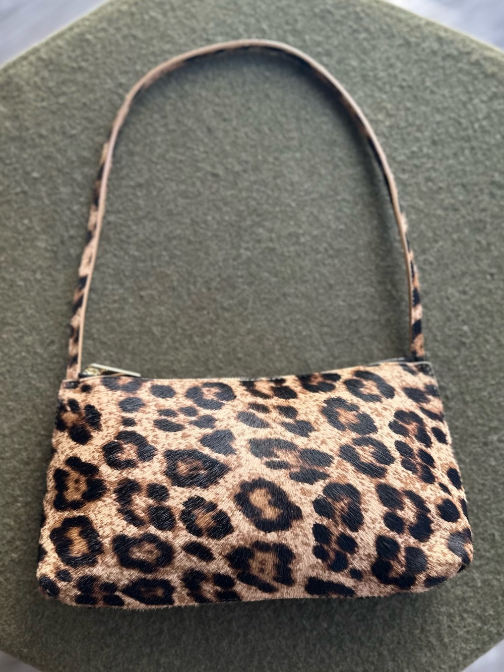Mansur Gavriel Gaia Leopard Shoulder Bag